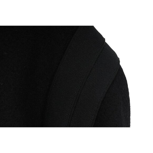 Givenchy Mens Logo Embroidered Varsity Jacket Size Medium Wool Black Bomber - Picture 6 of 12